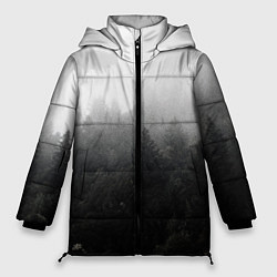 Куртка зимняя женская Лес, цвет: 3D-черный