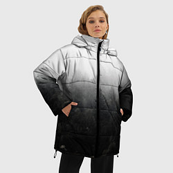 Куртка зимняя женская Лес, цвет: 3D-черный — фото 2