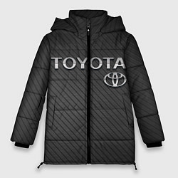 Куртка зимняя женская Toyota Carbon, цвет: 3D-черный