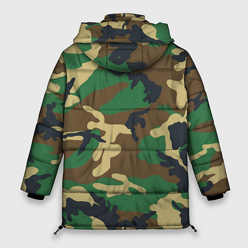 Женская зимняя куртка Пограничные Войска камуфляж / 3D-Светло-серый – фото 2
