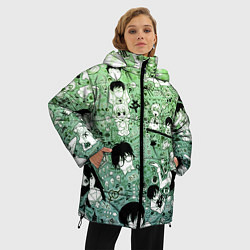Куртка зимняя женская Anime, цвет: 3D-светло-серый — фото 2