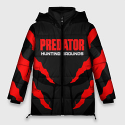 Куртка зимняя женская PREDATOR:HUNTING GROUNDS, цвет: 3D-красный