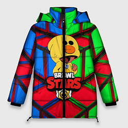 Куртка зимняя женская Brawl Stars:Leon Sally, цвет: 3D-черный