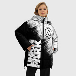 Куртка зимняя женская LINKIN PARK 3, цвет: 3D-черный — фото 2