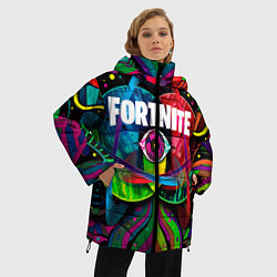 Куртка зимняя женская TRAVIS SCOTT X FORTNITE, цвет: 3D-черный — фото 2