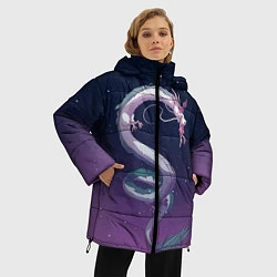 Куртка зимняя женская Унесённые призраками, цвет: 3D-черный — фото 2
