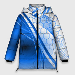 Женская зимняя куртка ABSTRACT BLUE