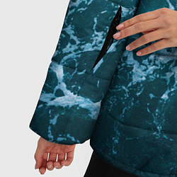 Куртка зимняя женская Водная гладь, цвет: 3D-черный — фото 2