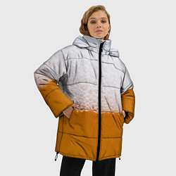Куртка зимняя женская ТЕМА:ПИВО, цвет: 3D-черный — фото 2