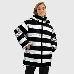 Куртка зимняя женская Моряк, цвет: 3D-черный — фото 2