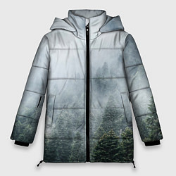 Женская зимняя куртка Туманный лес