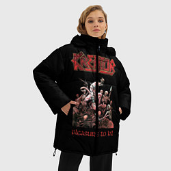Куртка зимняя женская Kreator, цвет: 3D-красный — фото 2