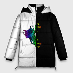 Куртка зимняя женская Лягуха, цвет: 3D-красный