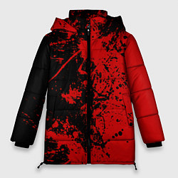 Куртка зимняя женская Кровь врага, цвет: 3D-черный