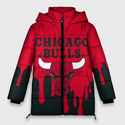 Куртка зимняя женская Chicago Bulls, цвет: 3D-красный