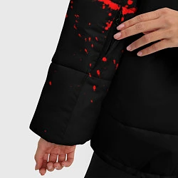 Куртка зимняя женская Payton Moormeier спина, цвет: 3D-черный — фото 2