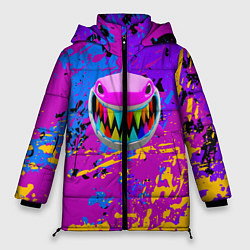 Куртка зимняя женская Такеши 6ix9ine, цвет: 3D-черный