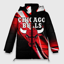 Куртка зимняя женская CHICAGO BULLS, цвет: 3D-черный