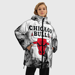 Куртка зимняя женская CHICAGO BULLS, цвет: 3D-черный — фото 2