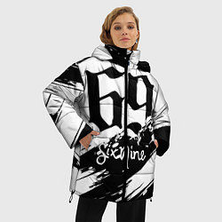 Куртка зимняя женская 6ix9ine Tekashi, цвет: 3D-черный — фото 2