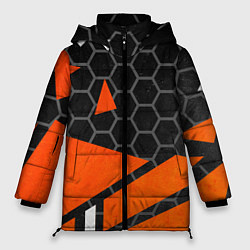 Куртка зимняя женская Abstraction, цвет: 3D-черный