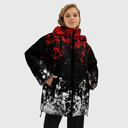 Куртка зимняя женская БРЫЗНИ ВОДЫ, цвет: 3D-черный — фото 2