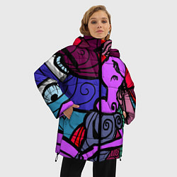 Куртка зимняя женская Девушка, цвет: 3D-черный — фото 2