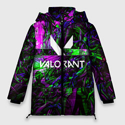 Куртка зимняя женская VALORANT GAME, цвет: 3D-черный