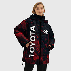 Куртка зимняя женская TOYOTA, цвет: 3D-красный — фото 2