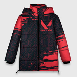 Куртка зимняя женская VALORANT, цвет: 3D-красный