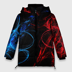 Куртка зимняя женская SMOKE COLOR, цвет: 3D-черный