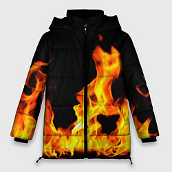Куртка зимняя женская ОГОНЬ, цвет: 3D-черный