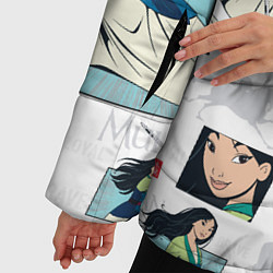 Куртка зимняя женская Mulan Pattern, цвет: 3D-черный — фото 2