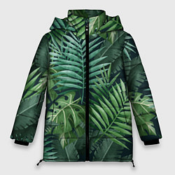 Куртка зимняя женская Тропики, цвет: 3D-черный