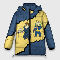 Куртка зимняя женская Fallout New Vegas Boys, цвет: 3D-черный