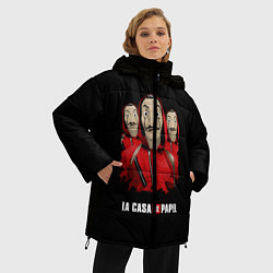Куртка зимняя женская БУМАЖНЫЙ ДОМ, цвет: 3D-красный — фото 2