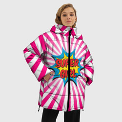 Куртка зимняя женская Super Girl, цвет: 3D-черный — фото 2