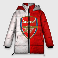 Куртка зимняя женская FC Arsenal 3D, цвет: 3D-черный
