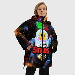 Куртка зимняя женская BRAWL STARS СПРАУТ, цвет: 3D-красный — фото 2