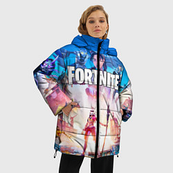 Куртка зимняя женская ФОРТНАЙТ 3, цвет: 3D-светло-серый — фото 2