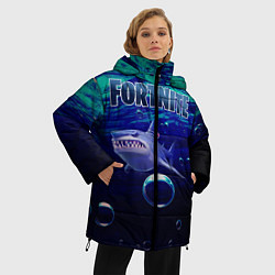 Куртка зимняя женская Loot Shark Fortnite, цвет: 3D-красный — фото 2