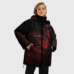 Куртка зимняя женская DIGITAL 3D, цвет: 3D-черный — фото 2