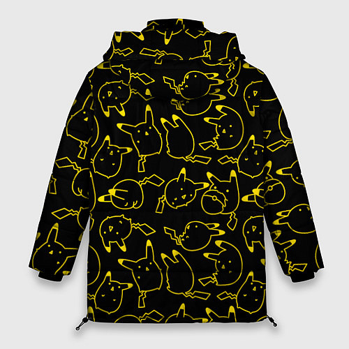 Женская зимняя куртка Покемоны / 3D-Светло-серый – фото 2