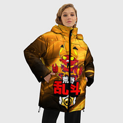 Куртка зимняя женская Злой Джин BRAWL STARS, цвет: 3D-черный — фото 2