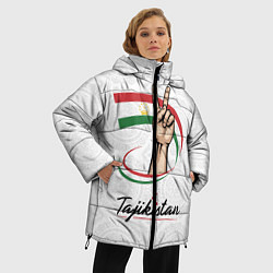 Куртка зимняя женская Таджикистан, цвет: 3D-черный — фото 2