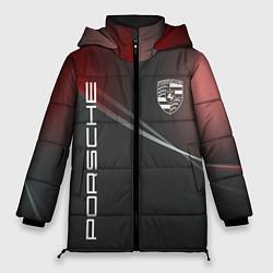 Куртка зимняя женская PORSCHE, цвет: 3D-светло-серый