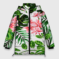 Куртка зимняя женская ЛЕТО ТЕКСТУРА, цвет: 3D-светло-серый