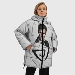 Куртка зимняя женская Настоящий детектив, цвет: 3D-черный — фото 2