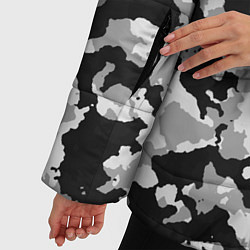 Куртка зимняя женская Камуфляж ЧБС, цвет: 3D-светло-серый — фото 2