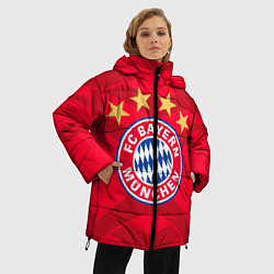 Куртка зимняя женская BAYERN MUNCHEN, цвет: 3D-черный — фото 2